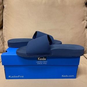 𝅺Keds Bliss Sandal/Slide Navy Sz 9